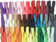zippers assorted colors number pieces logo