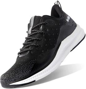 img 4 attached to 👟 Zonsmo Men's Running Shoes: Stylish Athletic Sneakers for Non-Slip Walking, Tennis & Gym