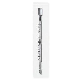 img 1 attached to 💅 Beaute Galleria Cuticle Pusher and Spoon Nail Cleaner: Effortlessly Remove Excess Cuticle Residue with this Stainless Steel Manicure Pedicure Tool