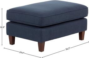 img 1 attached to Stone Beam Blaine Modern Ottoman Furniture for Accent Furniture