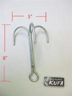 🔒 kufa galvanized steel grapple hooks: secure and reliable anchoring equipment logo