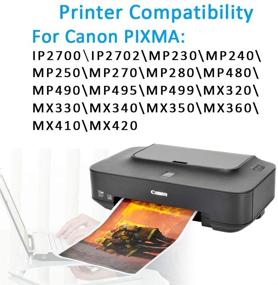 img 1 attached to 🖨️ High-Quality PFKink Remanufactured 211XL Color Ink Cartridge for Canon CL-211XL - Compatible with Multiple PIXMA Printers (2 Color Pack)