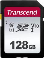 transcend ts128gsdc300s память uhs i 128 гб логотип