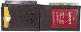 img 1 attached to Levis 31LV160016 Front Pocket Wallet Men's Accessories for Wallets, Card Cases & Money Organizers