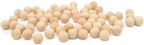 img 4 attached to 🎨 Woodpeckers 1/2 Inch Birch Wooden Balls - Bag of 100 Unfinished Round Wood Balls for DIY Crafts & Projects