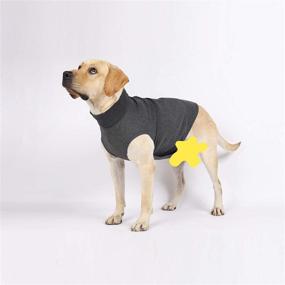 img 3 attached to 🐶 Glorisun Dog Anxiety Shirt - Calming Lightweight Jacket for Canines of All Ages - Compression Shirt Soothes Muscles, Joints, and Pain