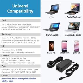 img 1 attached to 💡 Зарядное устройство Dell Latitude 65W Type C: источник питания для ноутбука 7420, 7320, 7520 2-in-1, адаптерный кабель