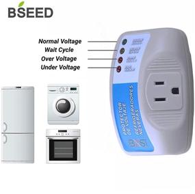 img 3 attached to 🔌 BSEED Voltage Protector for Home Appliance - Single Outlet Surge Protector Plug for TV/PC/Refrigerator - Multi Function Plug with Wall Mount Power Suppressor - 120V, 1400W - 1 PACK