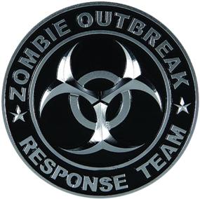 img 4 attached to 🧟 Pilot Automotive Pilot IP-3143 Zombie Response Team Emblem - Chrome/Black, 1 Pack" - optimized product name: "Pilot IP-3143 Zombie Response Team Emblem - Chrome/Black by Pilot Automotive - 1 Pack