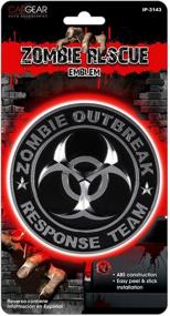 img 3 attached to 🧟 Pilot Automotive Pilot IP-3143 Zombie Response Team Emblem - Chrome/Black, 1 Pack" - optimized product name: "Pilot IP-3143 Zombie Response Team Emblem - Chrome/Black by Pilot Automotive - 1 Pack