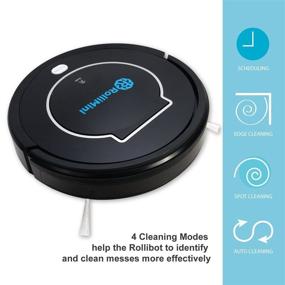 img 2 attached to 🤖 Rollibot Mini BL100: Efficient and Silent Robotic Vacuum Cleaner for Hard Surfaces