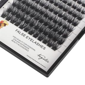 img 1 attached to 💫 Vayator Mixed Cluster Eyelashes - Professional Segmented Makeup Individual Eyelash Extensions (8-16mm)