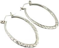 silverstarjewel 925 sterling silver hoop earrings - exquisite bridal handmade jewelry gift for christmas day logo