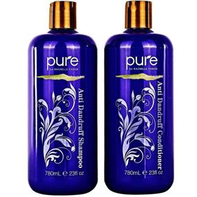 img 4 attached to 🌿 Moisture Renewal Anti Dandruff Shampoo and Conditioner Set: Organic Treatment for Itchy, Flaky Scalp. 100% Natural, Safe for all Hair Types - Men & Women