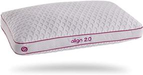 img 2 attached to 🛏️ Temperature Neutral Bedgear Align Performance Pillow - Three Pillow Heights for Back, Stomach, Side, and Multi-Position Sleepers - Align 2.0