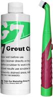 🛁 grout and tile bathroom cleaner with sonic power scrubber brush kit - best grout cleaner for shower, bathtub and tiles logo