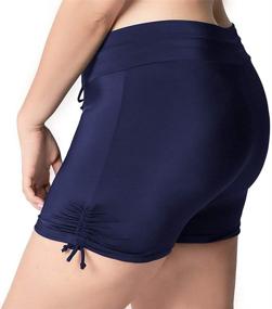 img 3 attached to KEEPRONE Swimsuit Boardshorts Side Tie Swimwear Women's Clothing and Swimsuits & Cover Ups