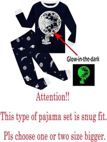 img 3 attached to Comfortable and Stylish KikizYe Little Big Boys Tractor Pajamas Set: 100% Cotton Sleepwear for Kids