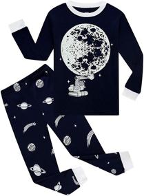 img 4 attached to Comfortable and Stylish KikizYe Little Big Boys Tractor Pajamas Set: 100% Cotton Sleepwear for Kids