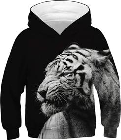 img 3 attached to 👕 HaniLav Boys' Graphic Sweatshirt Pullover Hoodies via Fashion Hoodies & Sweatshirts