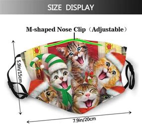 img 3 attached to Christmas Snowflake Dustproof Breathable Adjustable Women's Accessories