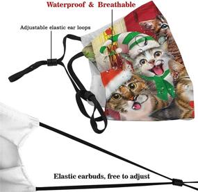 img 1 attached to Christmas Snowflake Dustproof Breathable Adjustable Women's Accessories