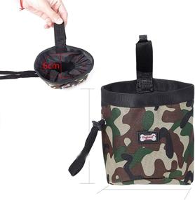 img 4 attached to 🐶 Uheng Dog Treat Training Pouch – Waist Belt Bag for Pet Snacks, Toys, and Keys