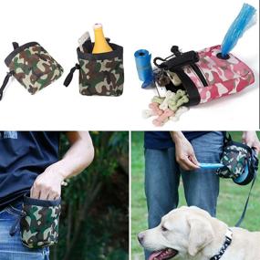 img 2 attached to 🐶 Uheng Dog Treat Training Pouch – Waist Belt Bag for Pet Snacks, Toys, and Keys