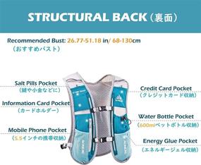 img 2 attached to TRIWONDER Hydration Pack Backpack 5L: Ultimate Performance for Marathon Running, Cycling, and More!