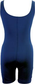 img 3 attached to Adoretex Women's Polyester One-Piece Swim Legsuit Unitard Swimsuit: Comfort and Style Combined!