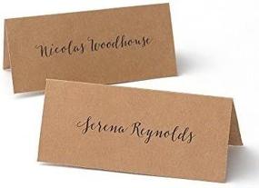 img 2 attached to Optimized Kraft Printable Place Cards