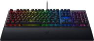 🎮 renewed razer blackwidow v3 mechanical gaming keyboard with green mechanical switches: tactile & clicky - chroma rgb lighting - compact form factor - programmable macros - usb passthrough логотип