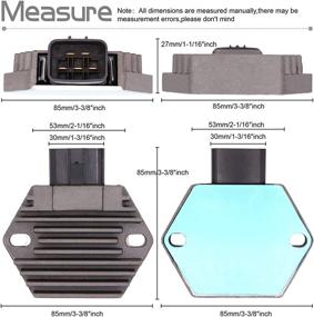 img 1 attached to Улучшите стабильность мощности с регулятором напряжения Taigoehua для Honda TRX350 Rancher TRX450S/ES Foreman и дальше