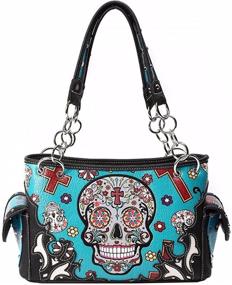 img 3 attached to Flower Concealed Handbag Shoulder Wallet Women's Handbags & Wallets for Totes