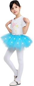 img 2 attached to 🌈 Colorful Rainbow Dress Up Skirts - Perfect for Girls' Costume Play and Pretend Fun!