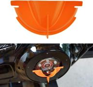 🧡 harley primary case plastics oil fill funnel: touring trike & dyna models 2006-2017, softail 2007-2018 - orange logo