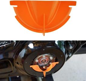 img 4 attached to 🧡 Harley Primary Case Plastics Oil Fill Funnel: Touring Trike & Dyna Models 2006-2017, Softail 2007-2018 - Orange