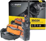 🐶 dogtra 3502x long range ipx9k waterproof 1.5-mile 2-dog expandable dual dial remote dog training e-collar - ideal for professional competition and working dog trainers logo