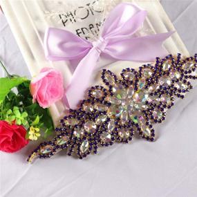 img 3 attached to Rhinestone Applique Accessories Crystal Headband