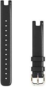 img 1 attached to 🌟 Enhance Your Garmin Lily GPS Smartwatch with a Stylish Black Italian Leather Replacement Accessory Band