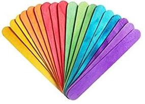 img 3 attached to 🌈 Eco Craft Stix-ECS 6" Colored Wooden Craft Sticks - Pack of 200ct: Vibrant Eco-Friendly Crafting Supplies for Unlimited Creativity!