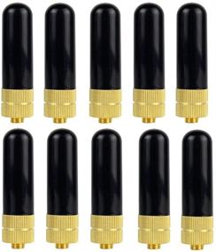 img 4 attached to 📡 High Gain Long Range SMA-F Antenna for BaoFeng UV-5R BF-888S UV-82 UV5RA Retevis RT-5R RT5 RT6 RT29 Arcshell AR-5 Walkie Talkies UHF/VHF Antenna (10 Pack) by Retevis