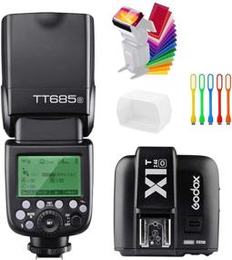 img 4 attached to 📸 Godox TT685O TTL 2.4G GN60 Скорость синхронизации 1/8000с Speedlite Speedlight со вспышкой X1T-O беспроводной передатчик триггера - Совместим для камеры Olympus Panasonic - В комплекте диффузор, фильтр и USB LED
