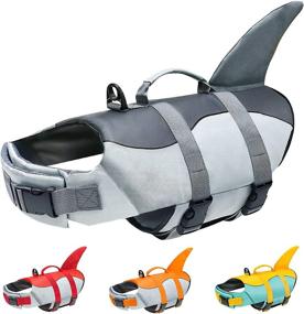 img 4 attached to Malier Dog Life Jacket: Ultra-Durable Ripstop Vest with Adjustable Fit, Superior Buoyancy, and Reliable Rescue Handle for Small to Large Dogs - Perfect for Swimming, Boating, and Water Safety (Gray, X-Small)