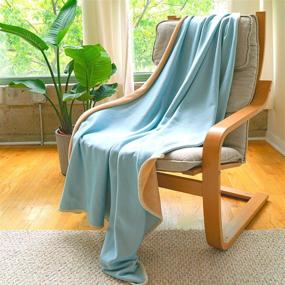 img 4 attached to 🌬️ Stay Cool and Comfortable: AM Cooling Blankets for Hot Sleepers, Summer Nights, and Sweating Reduction. Ultra Soft, Breathable Throw for Sofa, Bed, or Camping Use