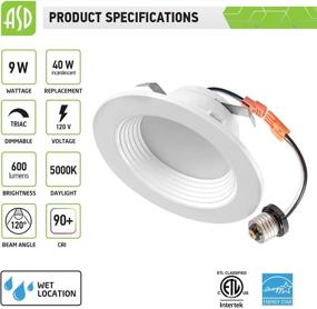 img 3 attached to 💡 ASD Retrofit 4 Inch LED Recessed Lighting