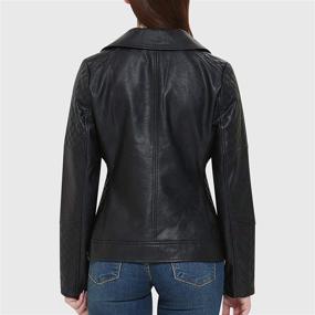 img 3 attached to Womens Leather Jacket Motorcycle Leather