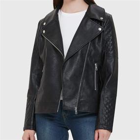 img 2 attached to Womens Leather Jacket Motorcycle Leather