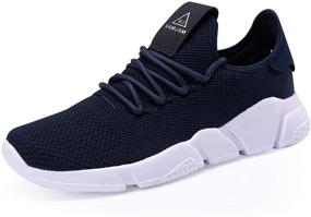 img 4 attached to 👟 VAMJAM Lightweight Breathable Men's Athletic Sneakers - Fashionable Shoes for Sneaker Enthusiasts