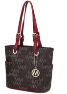👜 stylish mkf shoulder handbag: women's satchel tote, wallet & totes logo